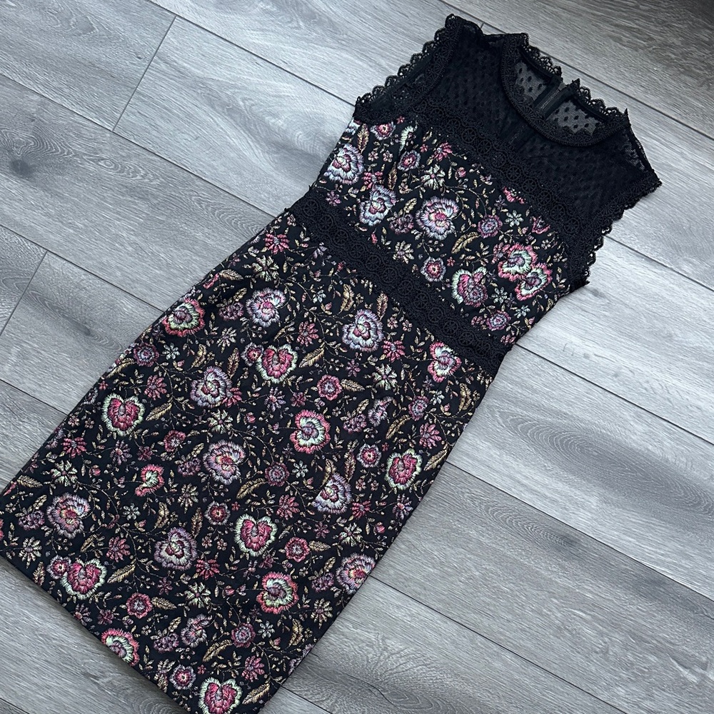 Nanette Lepore Floral Lace Dress